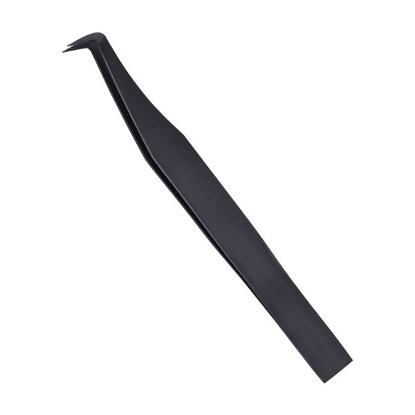 Boot Volume Eyelash Tweezers Black Plasma Coating