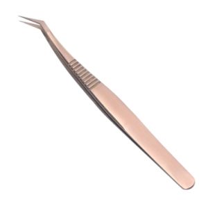 ROSE GOLD PLASMA COLOR EYELASH TWEEZERS Manufacturers In Sialkot, Pakistan.