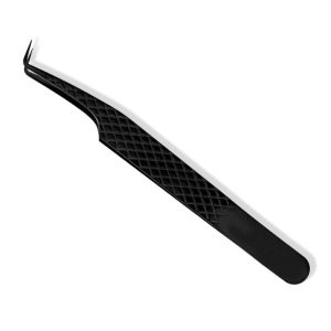 Best Nano Fiber Tip Private Label Lash Tweezers 90 Degree